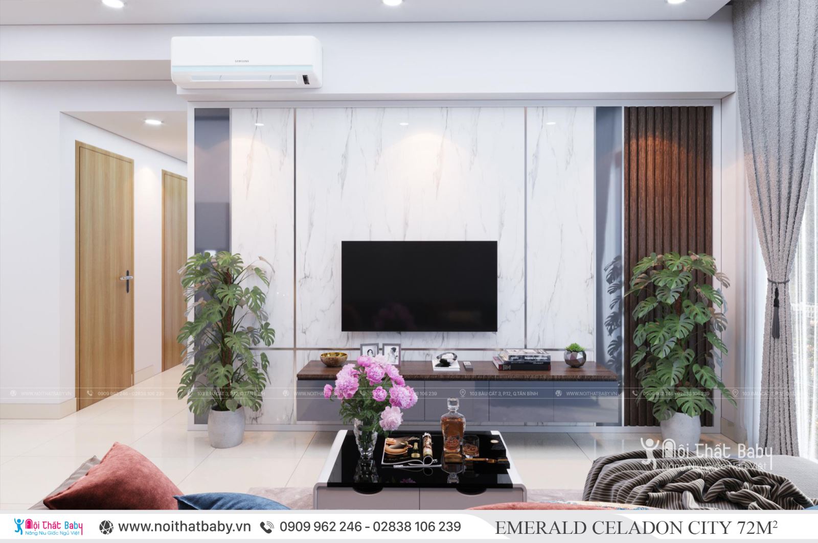 Tổng hợp các mẫu thiết kế nội thất Chung cư Emerald Celadon City